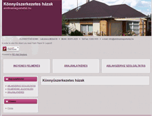 Tablet Screenshot of konnyuszerkezetes.amitmamegvehetsz.hu